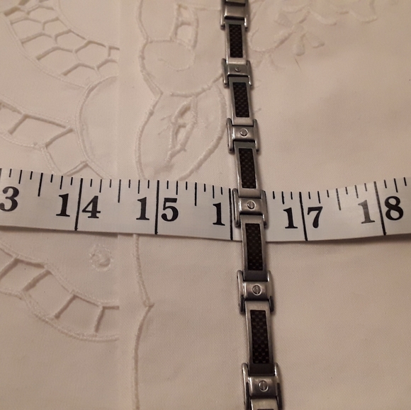 MEN'S STAINLESS STEEL NUTS & BOLTS BRACELET, 8.5 " - Picture 8 of 8